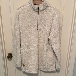 Simply Southern Cozy Cream Sherpa Half-Zip Pullover